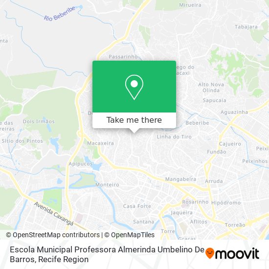 Escola Municipal Professora Almerinda Umbelino De Barros map