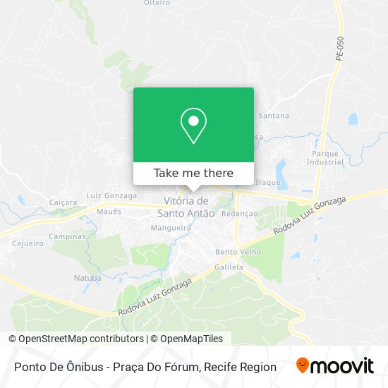 Ponto De Ônibus - Praça Do Fórum map