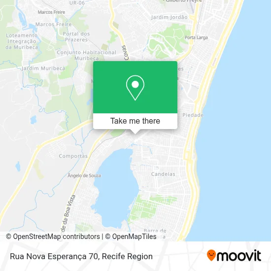 Rua Nova Esperança 70 map