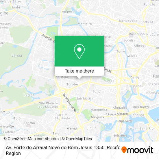 Av. Forte do Arraial Novo do Bom Jesus 1350 map