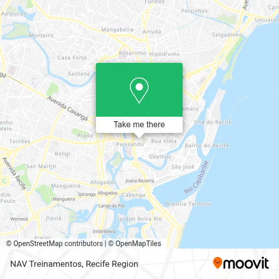 NAV Treinamentos map