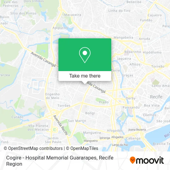 Cogire - Hospital Memorial Guararapes map