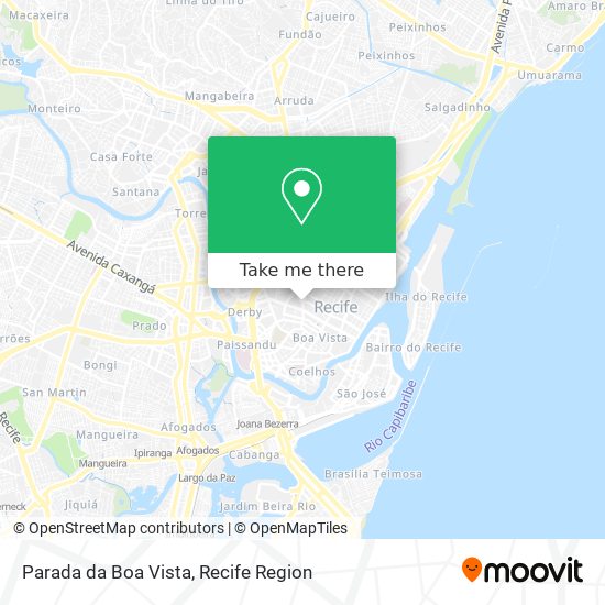 Parada da Boa Vista map