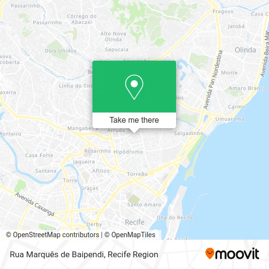 Rua Marquês de Baipendi map
