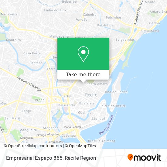Empresarial Espaço 865 map