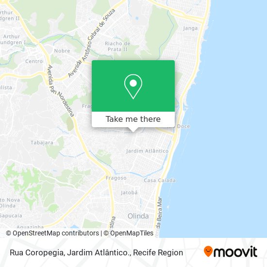 Rua Coropegia, Jardim Atlântico. map