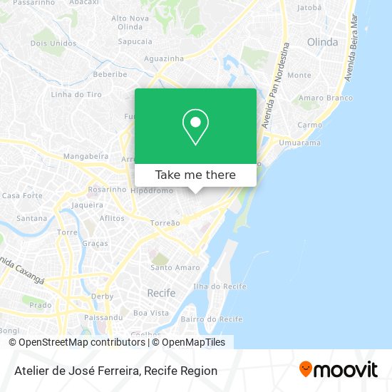 Atelier de José Ferreira map