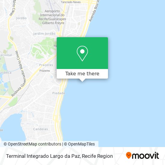 Terminal Integrado Largo da Paz map
