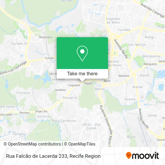 Rua Falcão de Lacerda 233 map