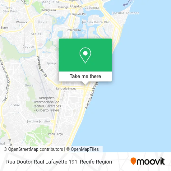 Rua Doutor Raul Lafayette 191 map
