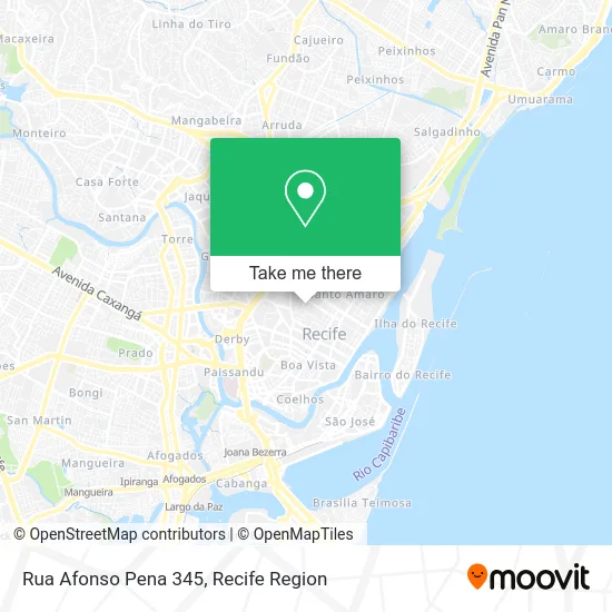 Rua Afonso Pena 345 map