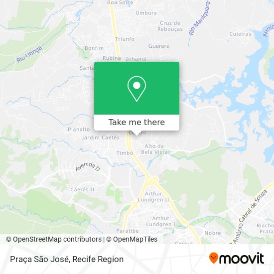 Praça São José map