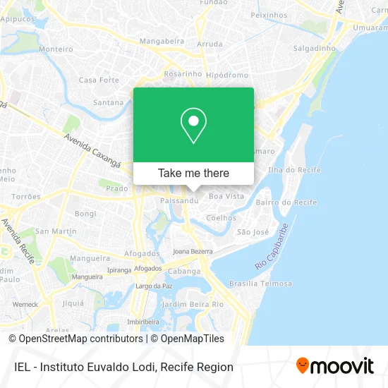 IEL - Instituto Euvaldo Lodi map