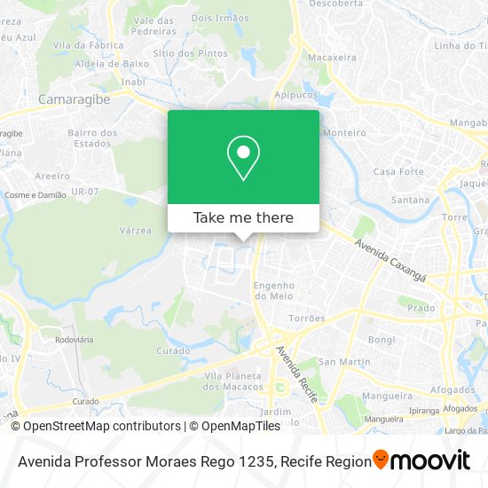 Avenida Professor Moraes Rego 1235 map