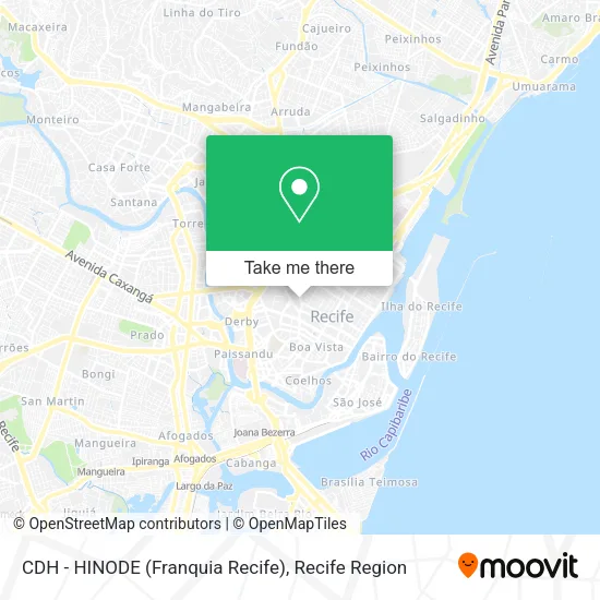 CDH - HINODE (Franquia Recife) map