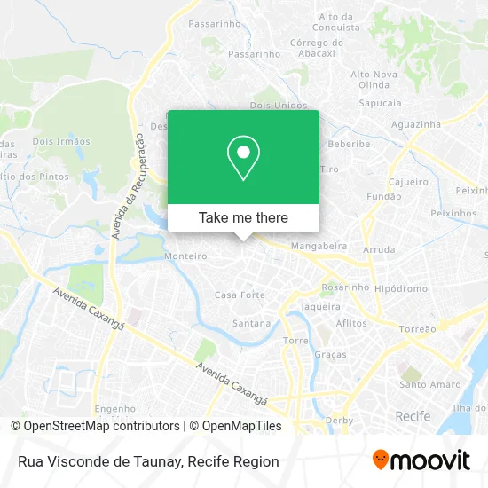 Rua Visconde de Taunay map