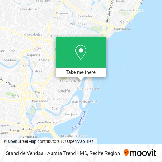 Stand de Vendas - Aurora Trend - MD map