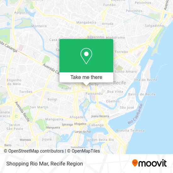 Shopping Rio Mar map