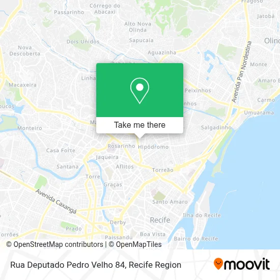 Rua Deputado Pedro Velho 84 map