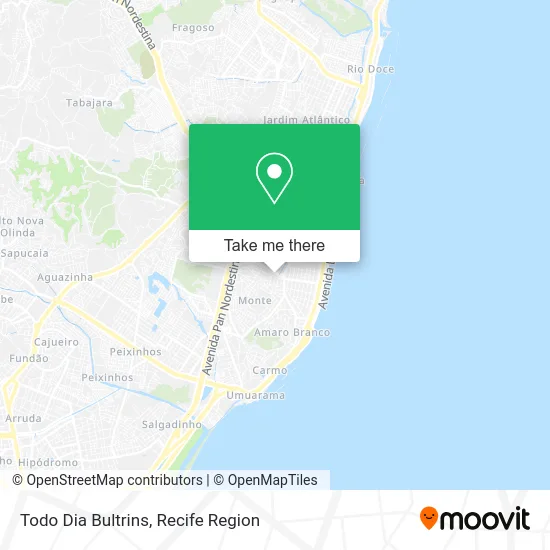 Todo Dia Bultrins map