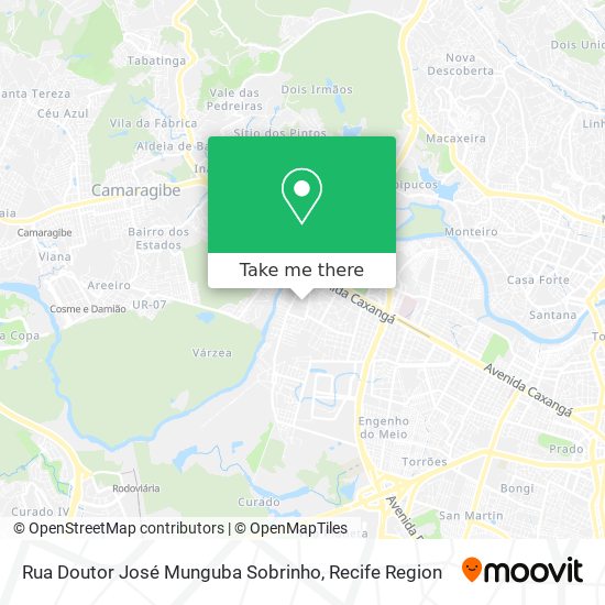 Mapa Rua Doutor José Munguba Sobrinho