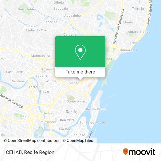 CEHAB map
