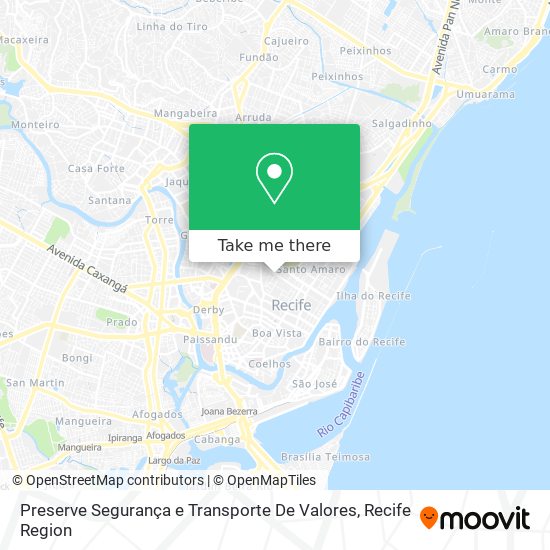 Preserve Segurança e Transporte De Valores map