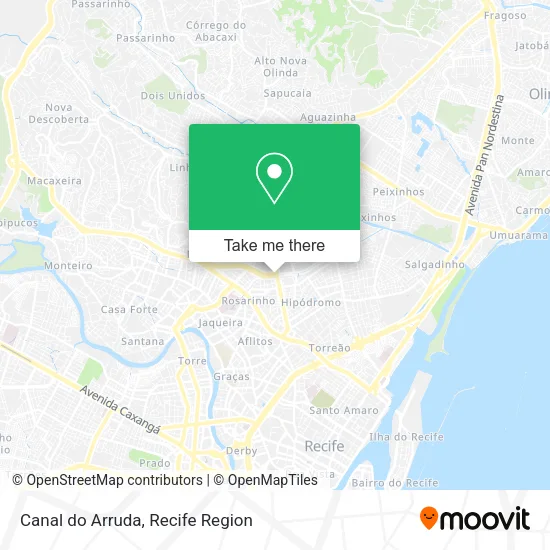 Canal do Arruda map