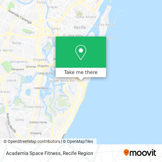 Mapa Academia Space Fitness