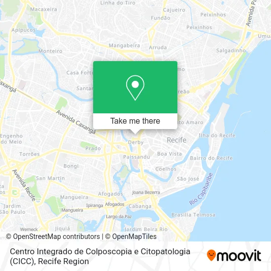 Centro Integrado de Colposcopia e Citopatologia (CICC) map