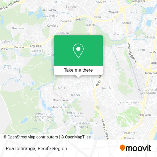 Rua Ibitiranga map