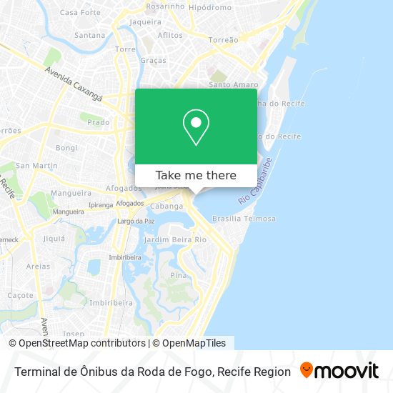 Terminal de Ônibus da Roda de Fogo map