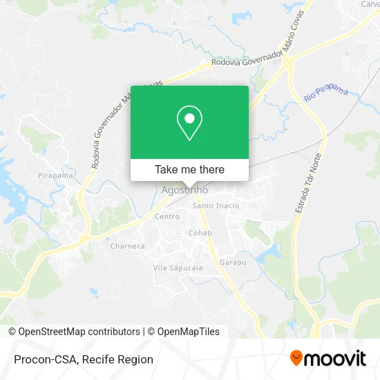 Procon-CSA map
