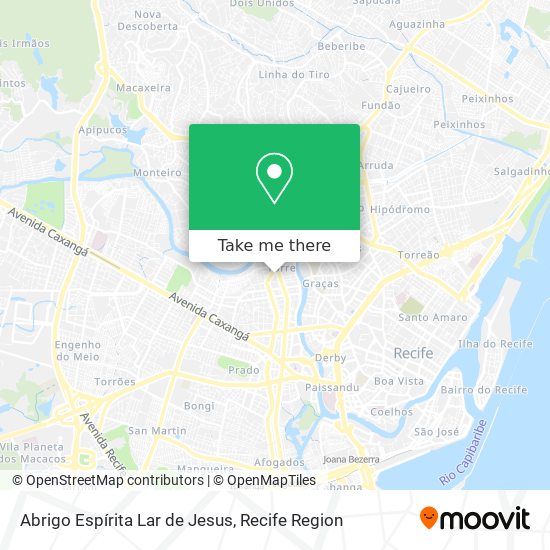 Abrigo Espírita Lar de Jesus map