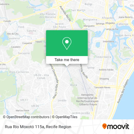 Rua Rio Moxotó 115a map