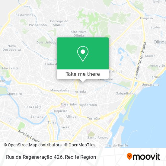 Mapa Rua da Regeneração 426