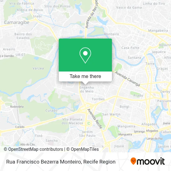 Rua Francisco Bezerra Monteiro map
