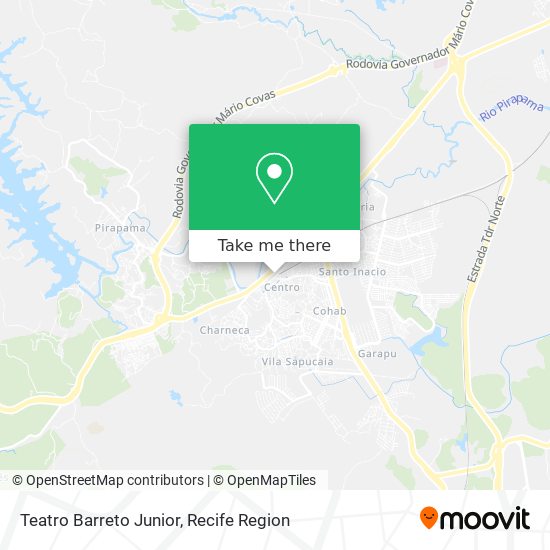 Teatro Barreto Junior map