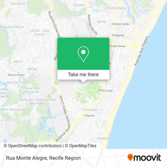 Rua Monte Alegre map
