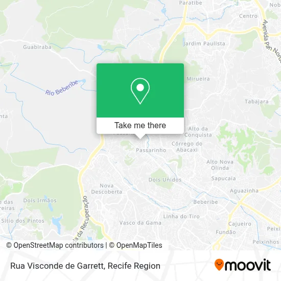 Rua Visconde de Garrett map