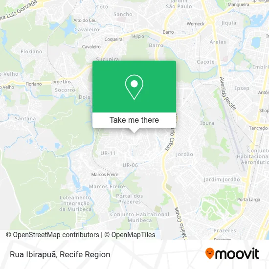 Rua Ibirapuã map