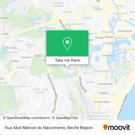 Rua Abel Manoel do Nascimento map