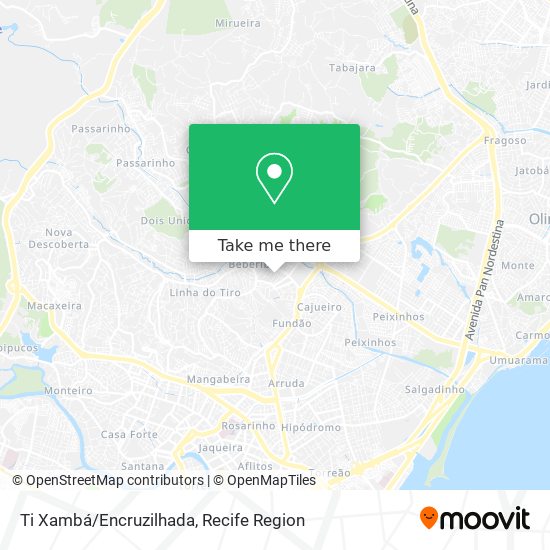 Ti Xambá/Encruzilhada map