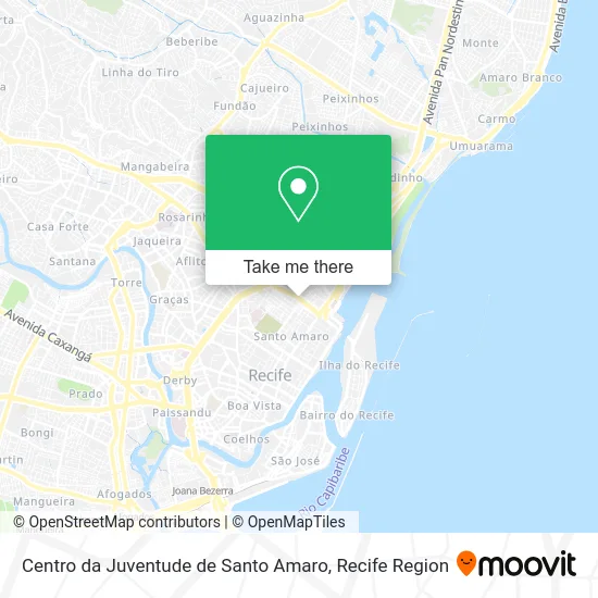 Centro da Juventude de Santo Amaro map