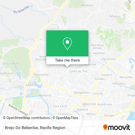 Brejo Do Beberibe map