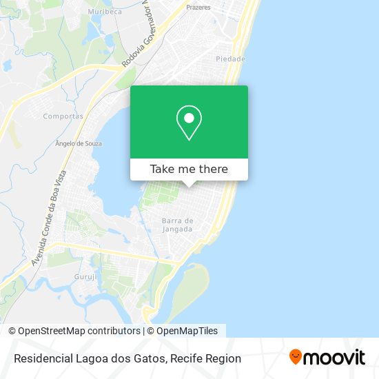 Residencial Lagoa dos Gatos map