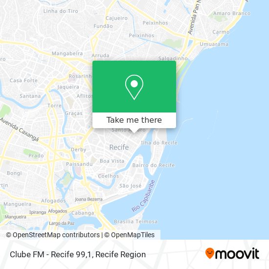 Clube FM - Recife 99,1 map