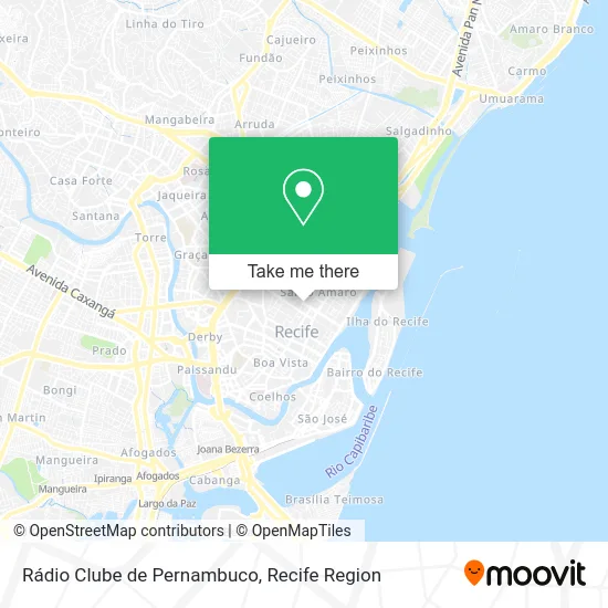 Rádio Clube de Pernambuco map