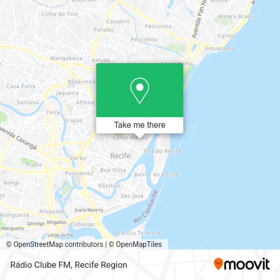 Rádio Clube FM map