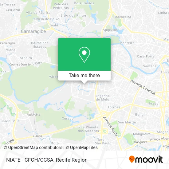 NIATE - CFCH/CCSA map